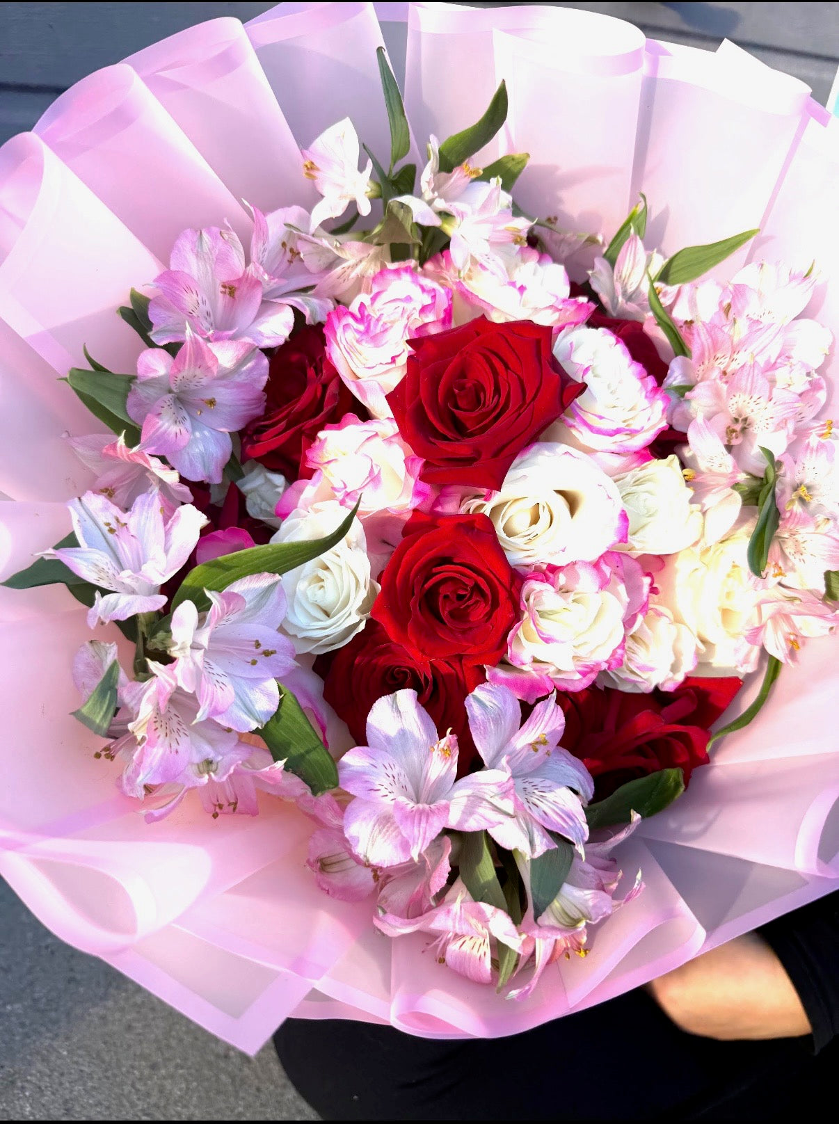 Red Lily Valley Luxury Bouquet